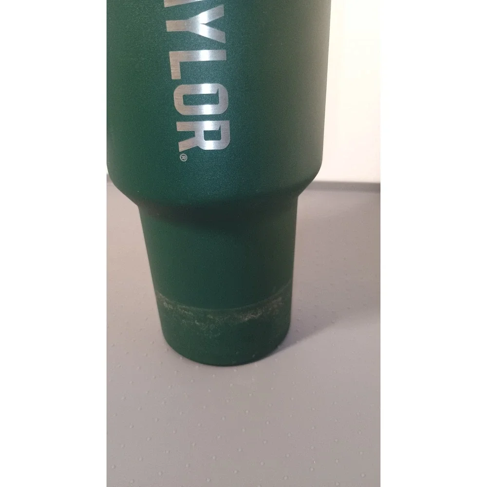 Logo Brands Baylor Tumbler Unisex 40oz Green Good Insulated Handle Cup C131